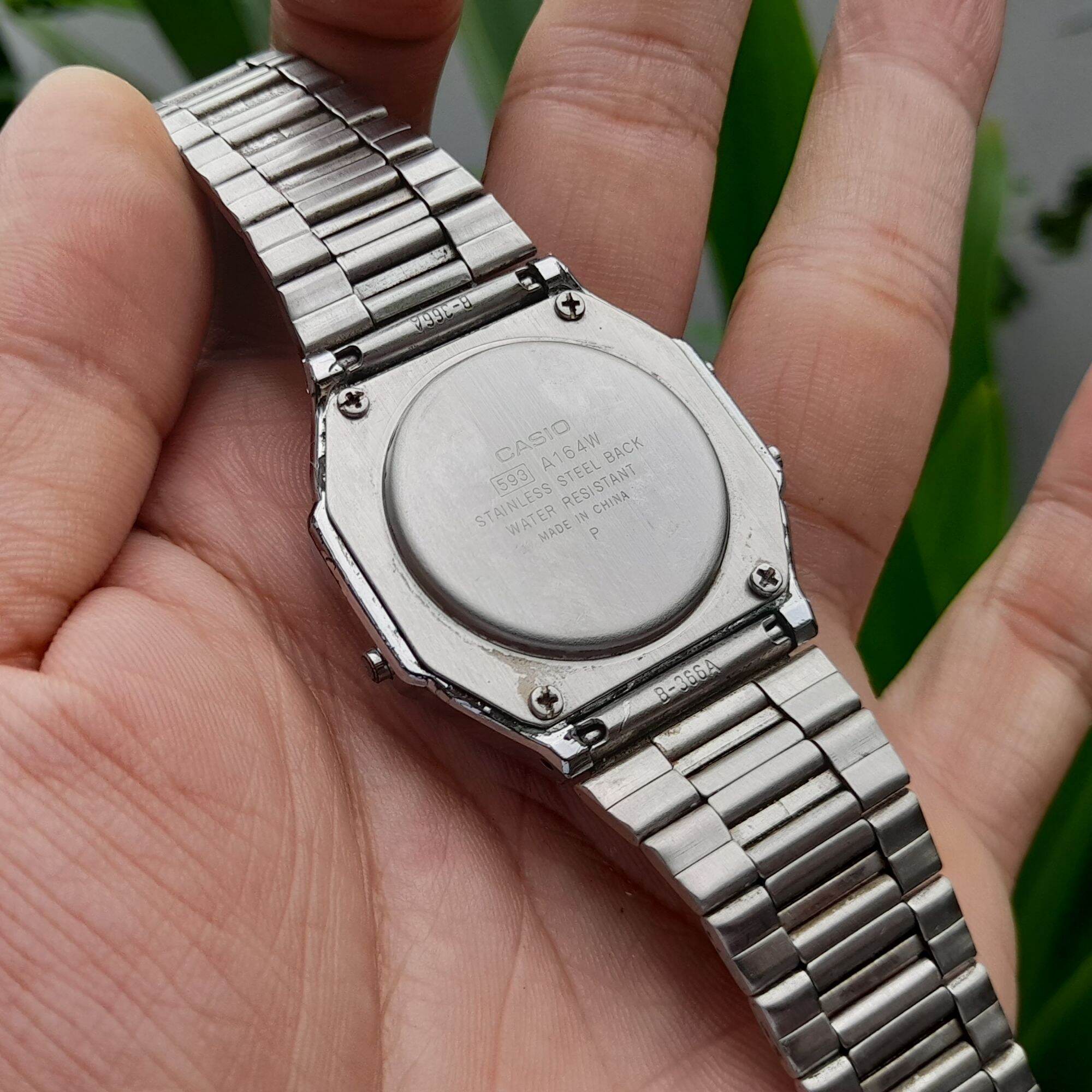 Đồng hồ Vintage Casio A164W Nam Nữ đeo được