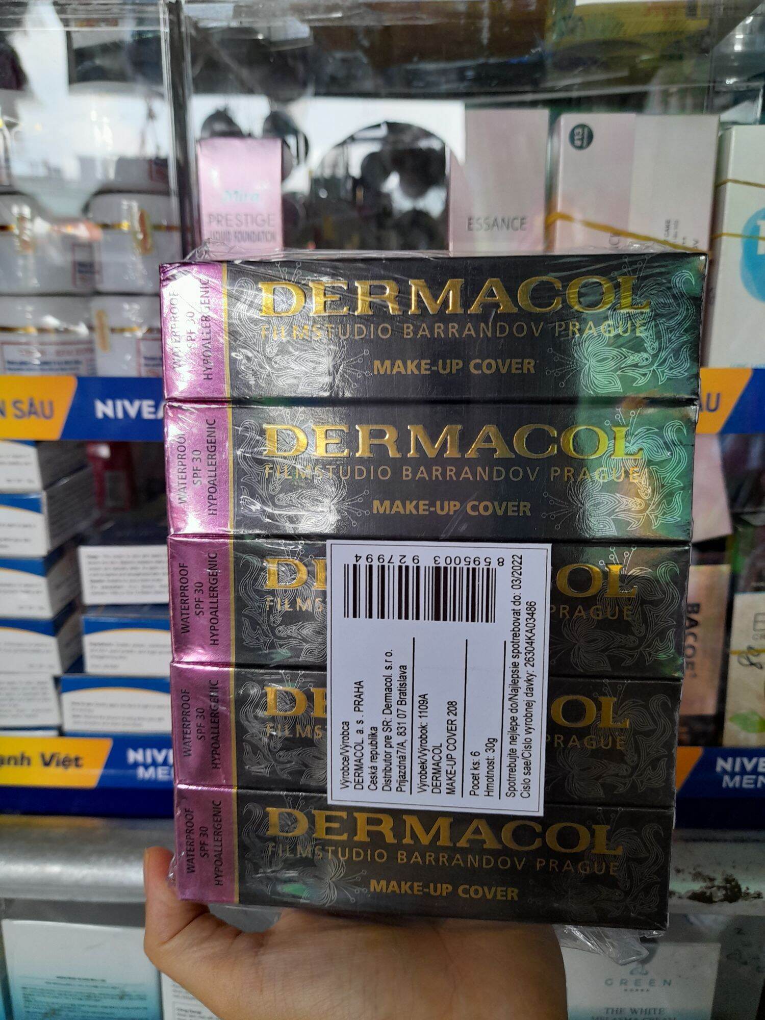 Kem nền Dermacol made in EU