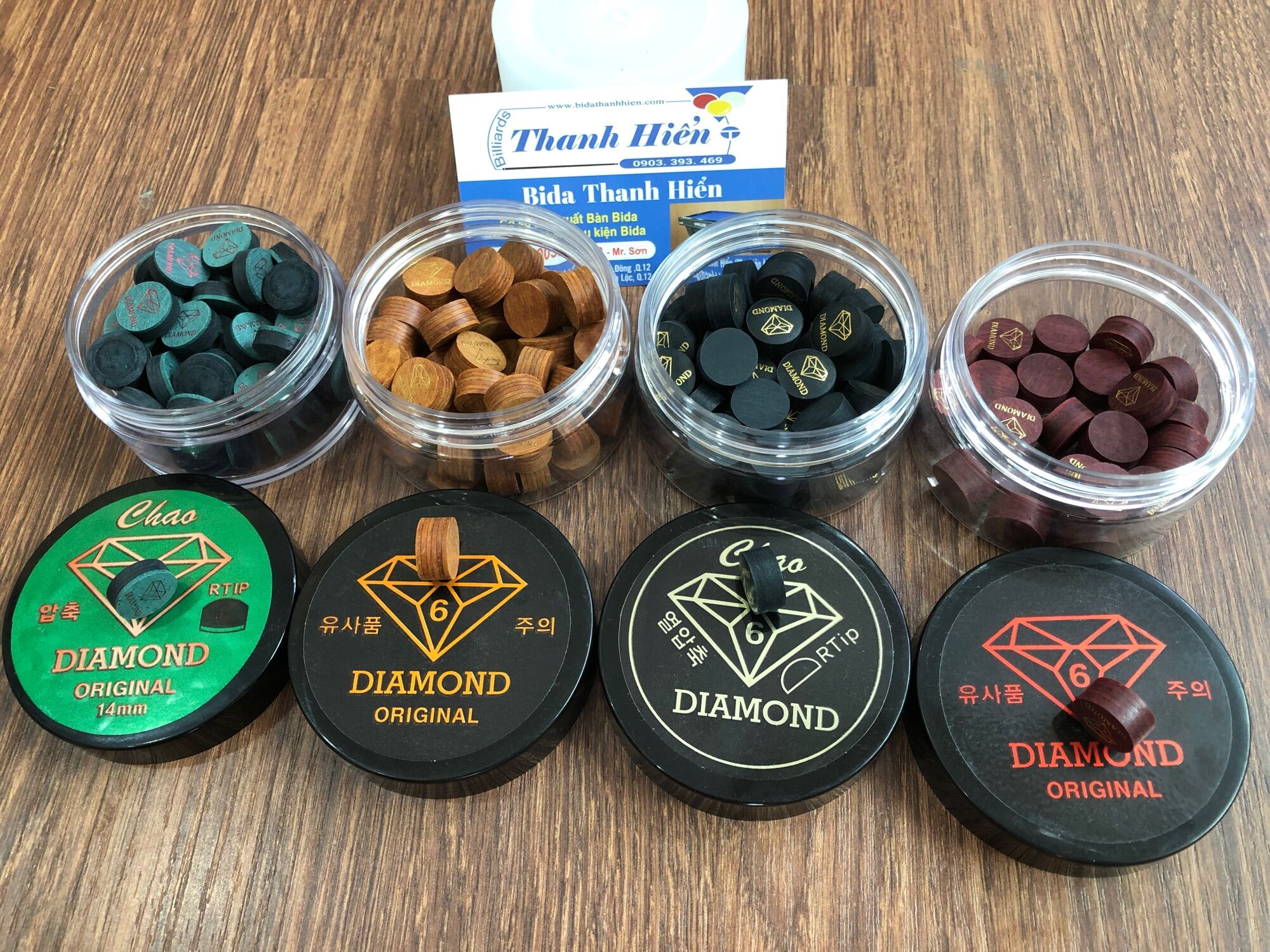 ĐẦU CƠ BIDA DIAMOND (KIM CƯƠNG) 6 LỚP NHẬP KHẨU HÀN QUỐC GIÁ TỐT