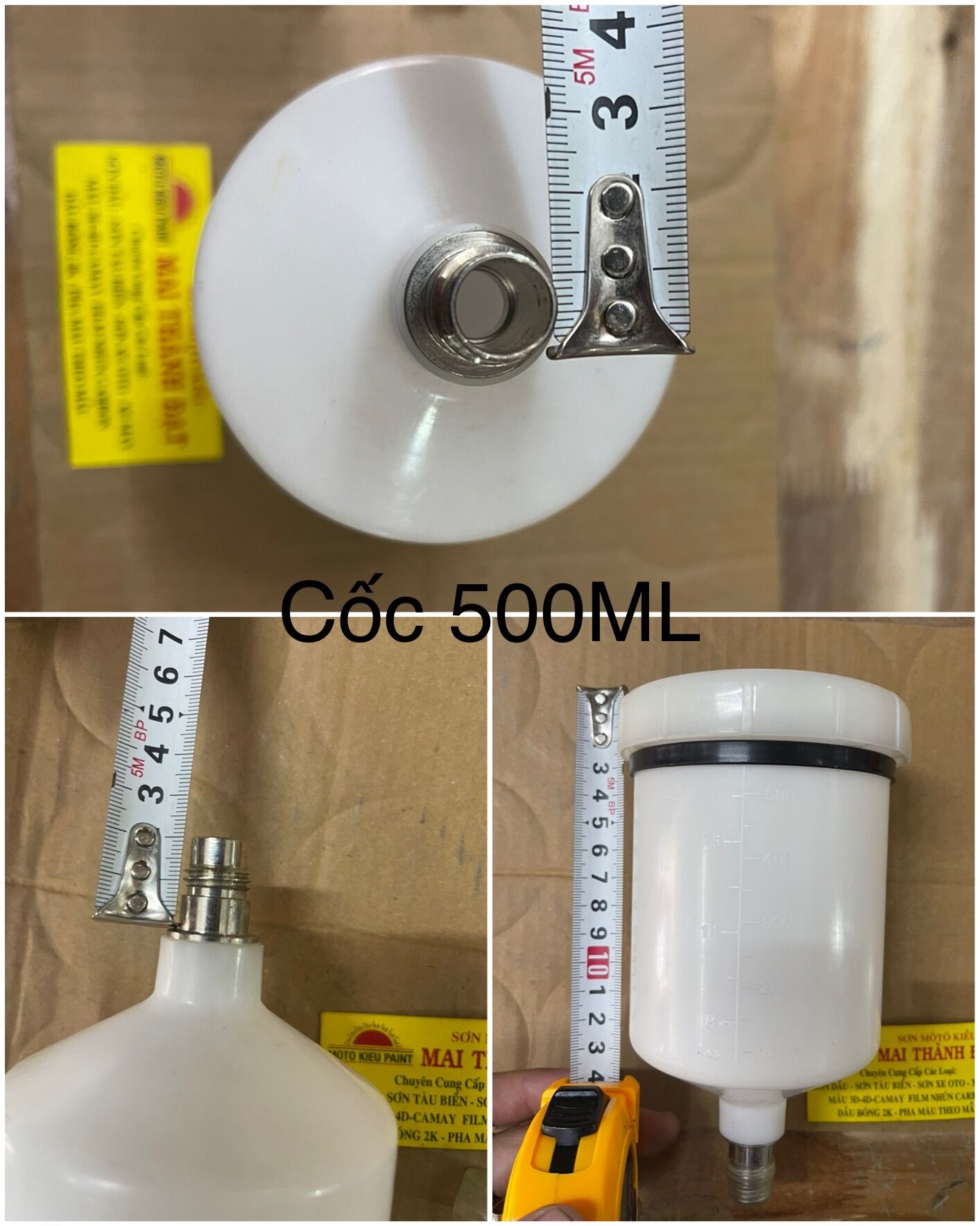 Cốc Đựng Sơn Dành Cho Súng Phun Sơn , phụ kiện thay thế ( Sơn Oto Xe Máy )