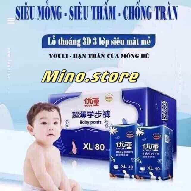 Bỉm/ Tả /Quần/ You li /Nội địa trung cao cấp M 88,L 84,XI 80,XXI72,XxxI 68,XXXXI 66.