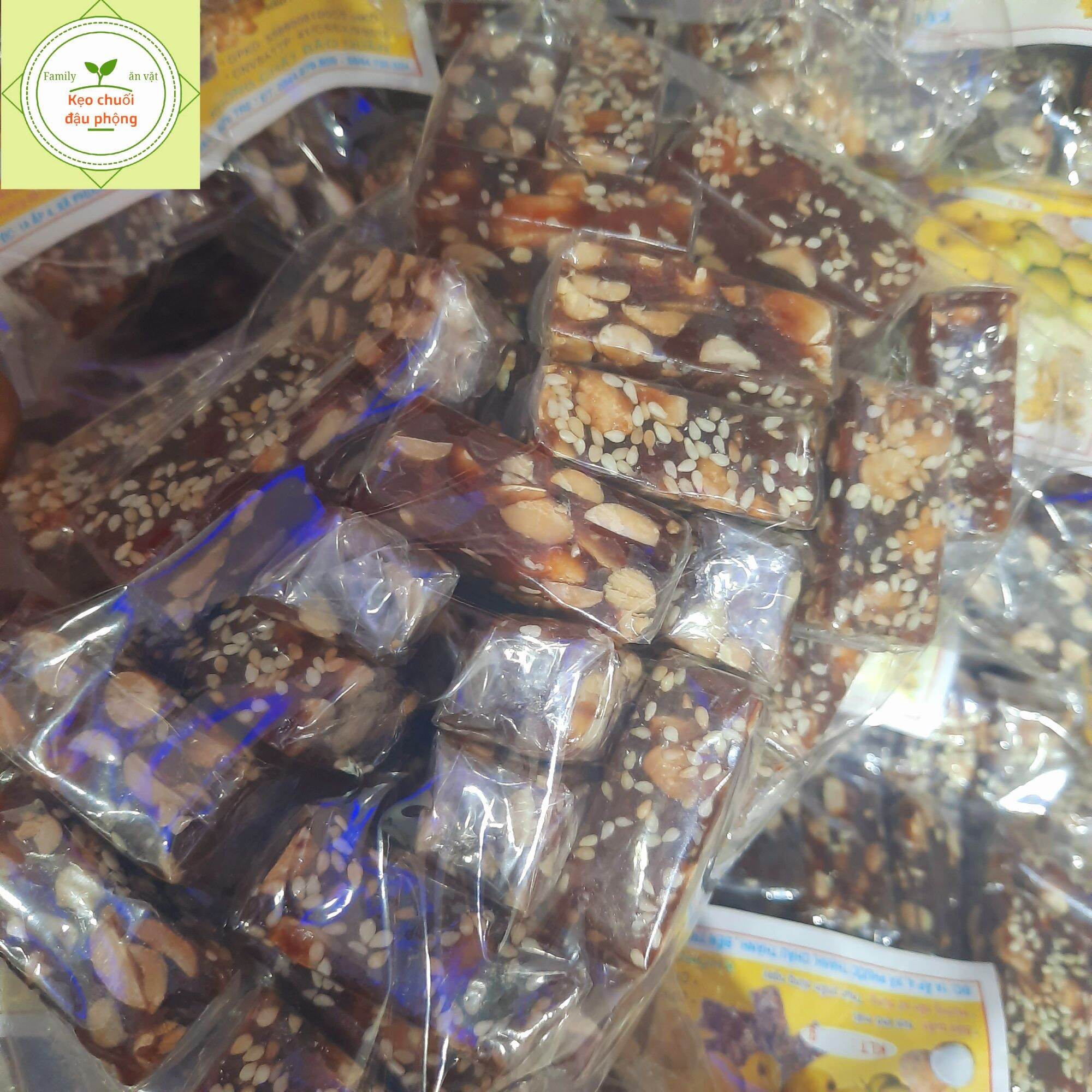 KẸO CHUỐI ĐẬU PHỘNG - Bịch 200gr (đặc sản Bến Tre)