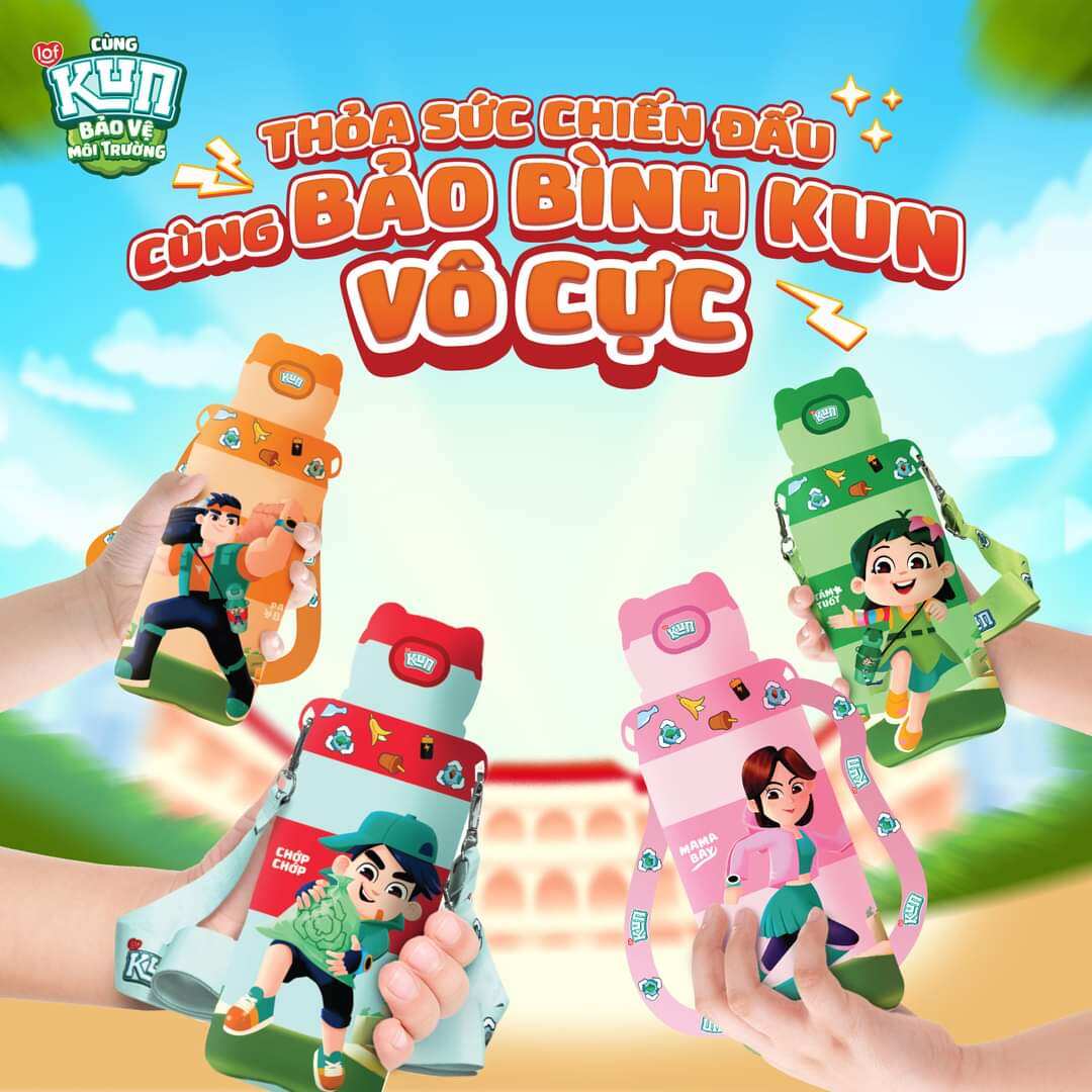 BÌNH NƯỚC KUN VÔ CỰC NHỰA LÚA MẠCH