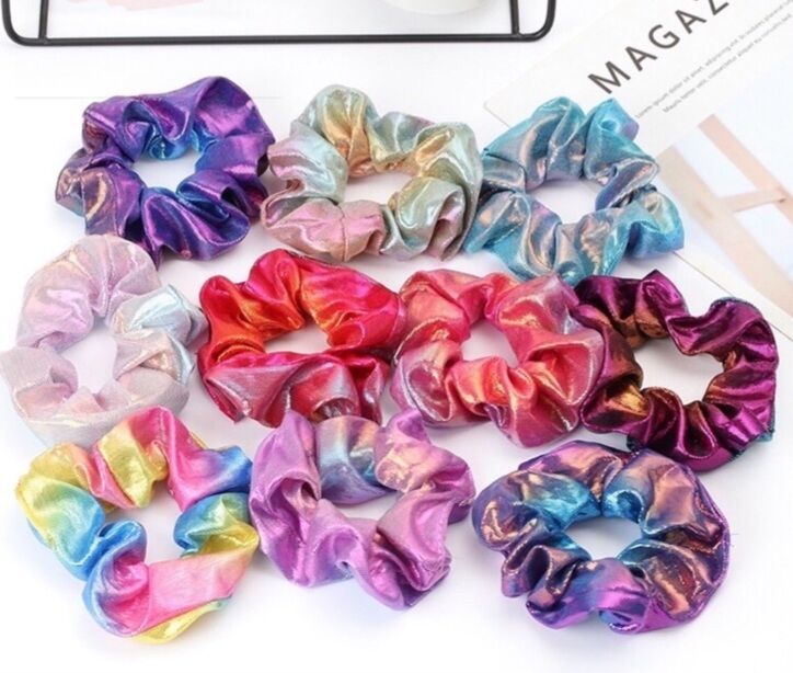 Dây buộc tóc Galaxy Srunchies lấp lánh co giãn