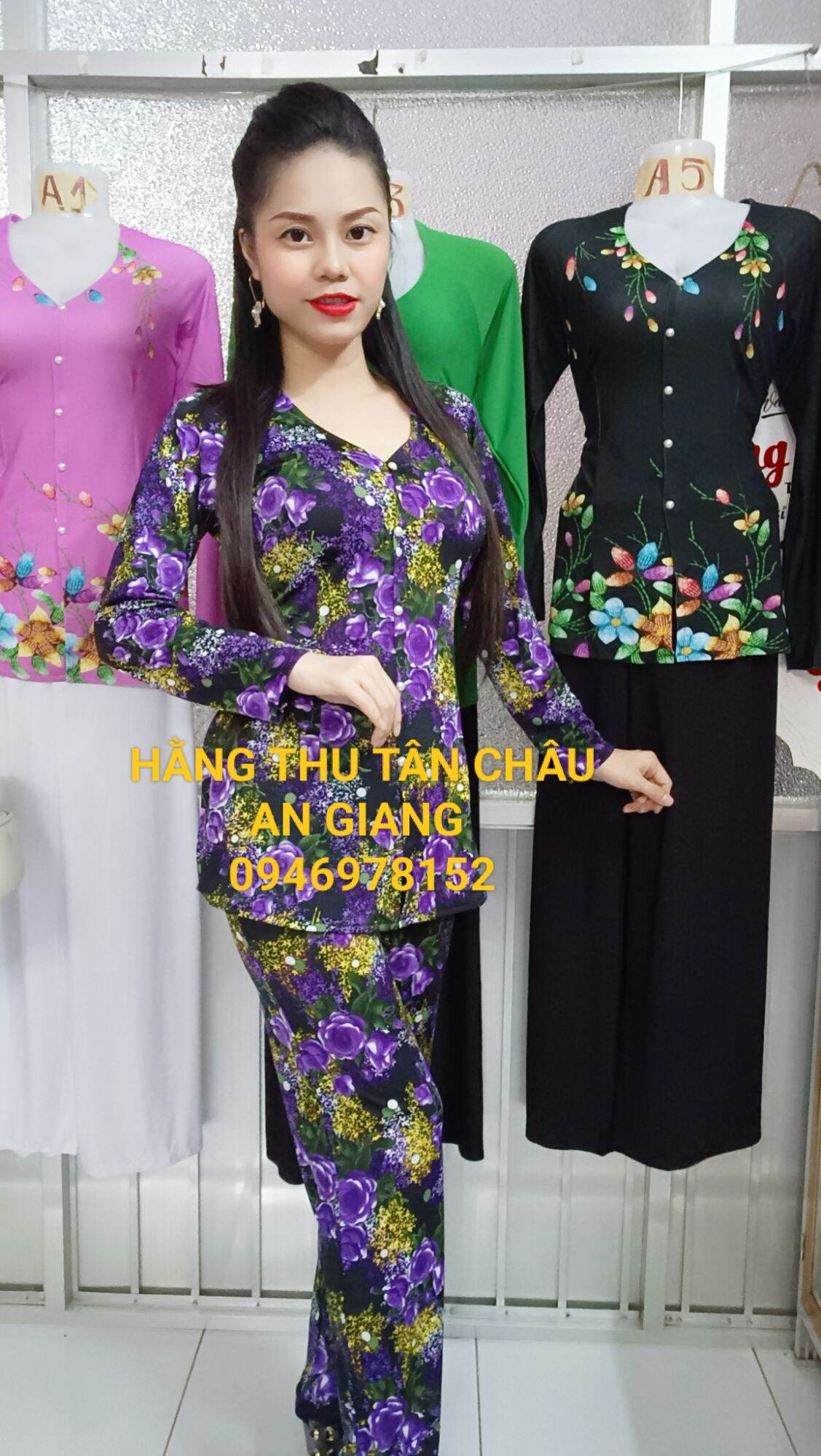 Bộ bà ba bông ống nhỏ