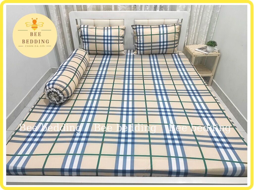 Bộ ga 4 món thun lạnh Việt Nam mẫu Kẻ Sọc