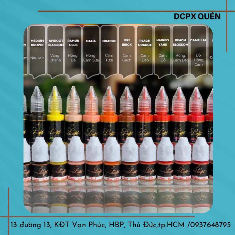 Mực light lọ chiết 5ml phun xăm