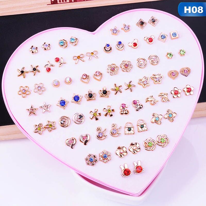 Sét 36 đôi bông tai nhiều mẫu