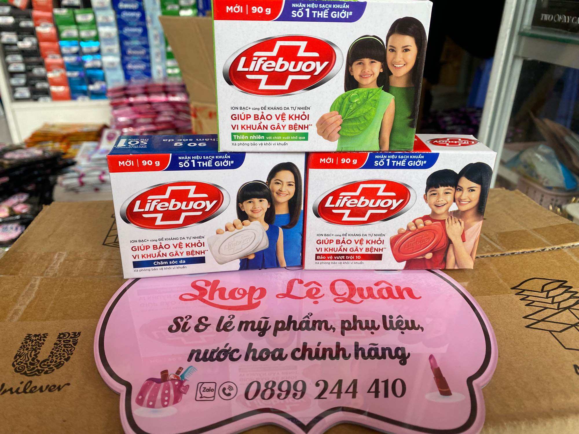 Combo 3, 4, 6, 9 xà bông cục Lifebuoy 90g diệt khuẩn bảo vệ vượt trội 10  - xà phòng thanh