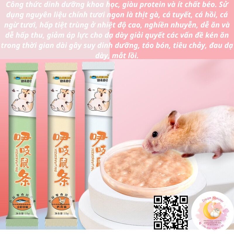 Thanh dinh dưỡng/Pate Run Around cho Hamster