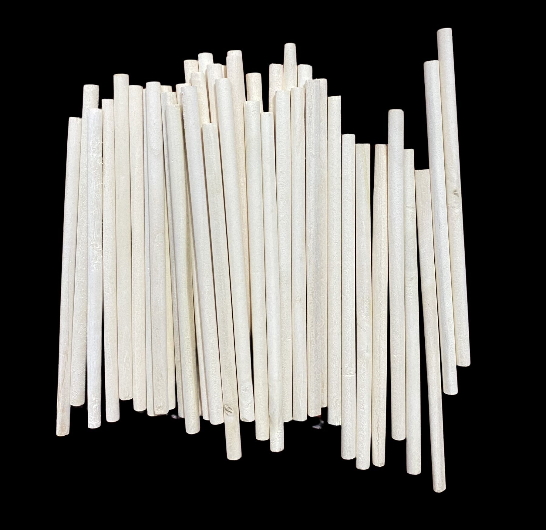100 gram que kem gỗ dùng làm mô hình, làm kem, que đè lưỡi loại tròn, loại dẹt 1cm và 1,5cm