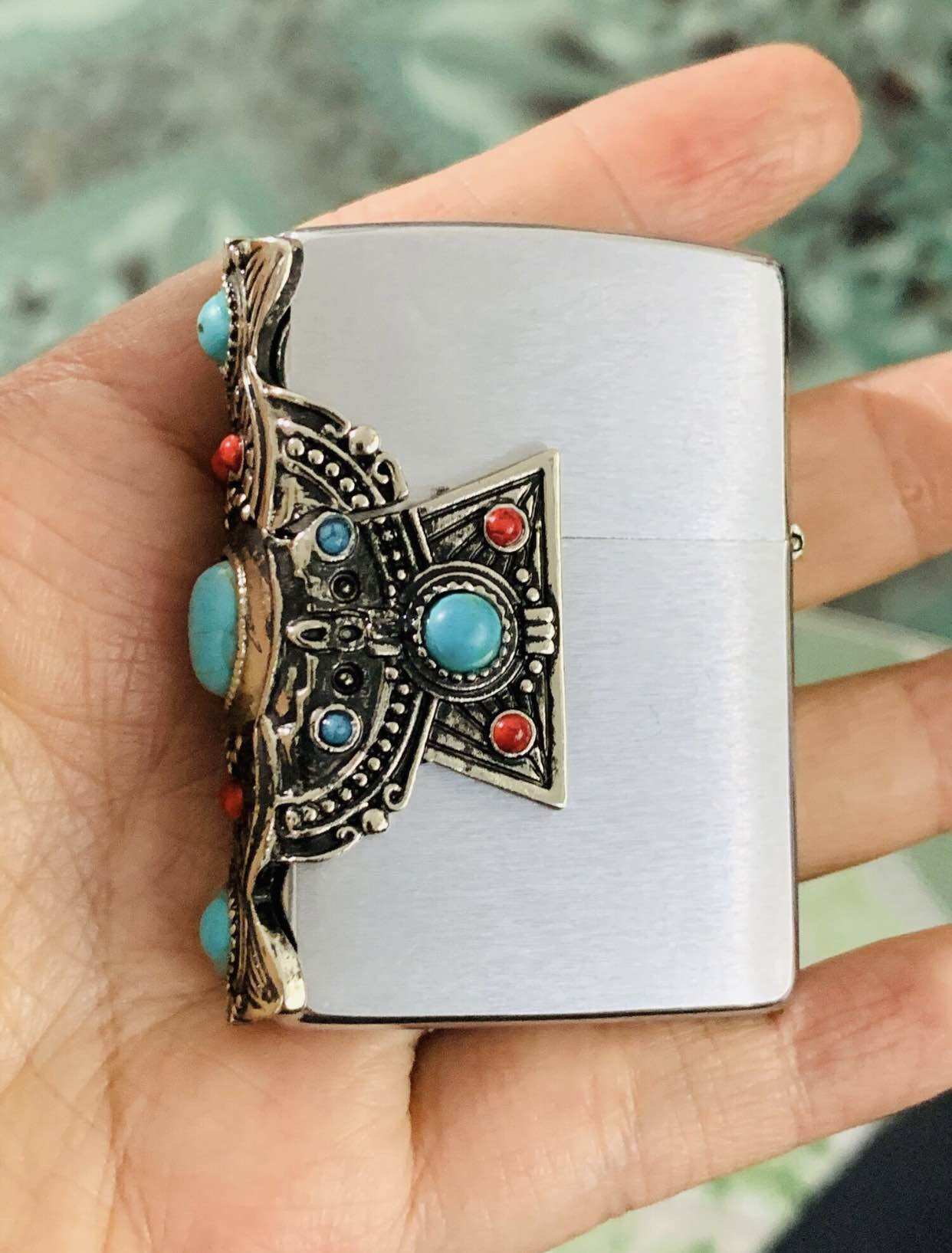 Eblem Cross dán Zippo