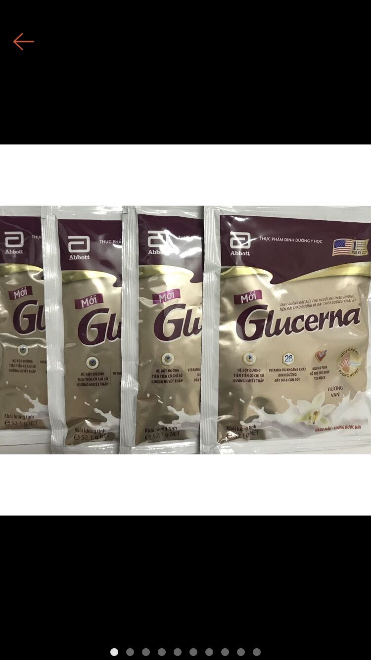 Combo 20 gói sữa glucerna