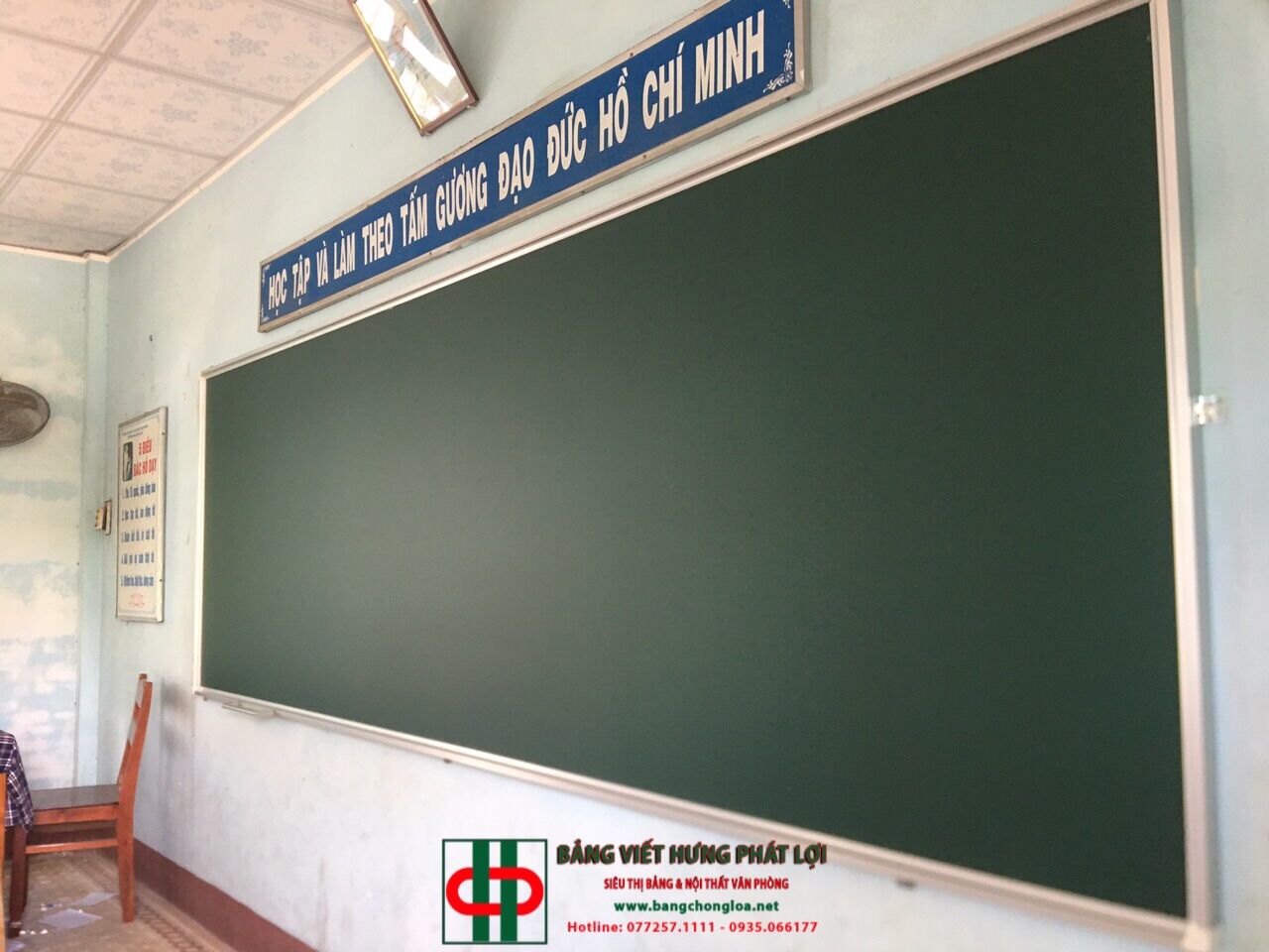 [BID] Bảng xanh viết phấn (trắng viết bút lông) Hàn Quốc.