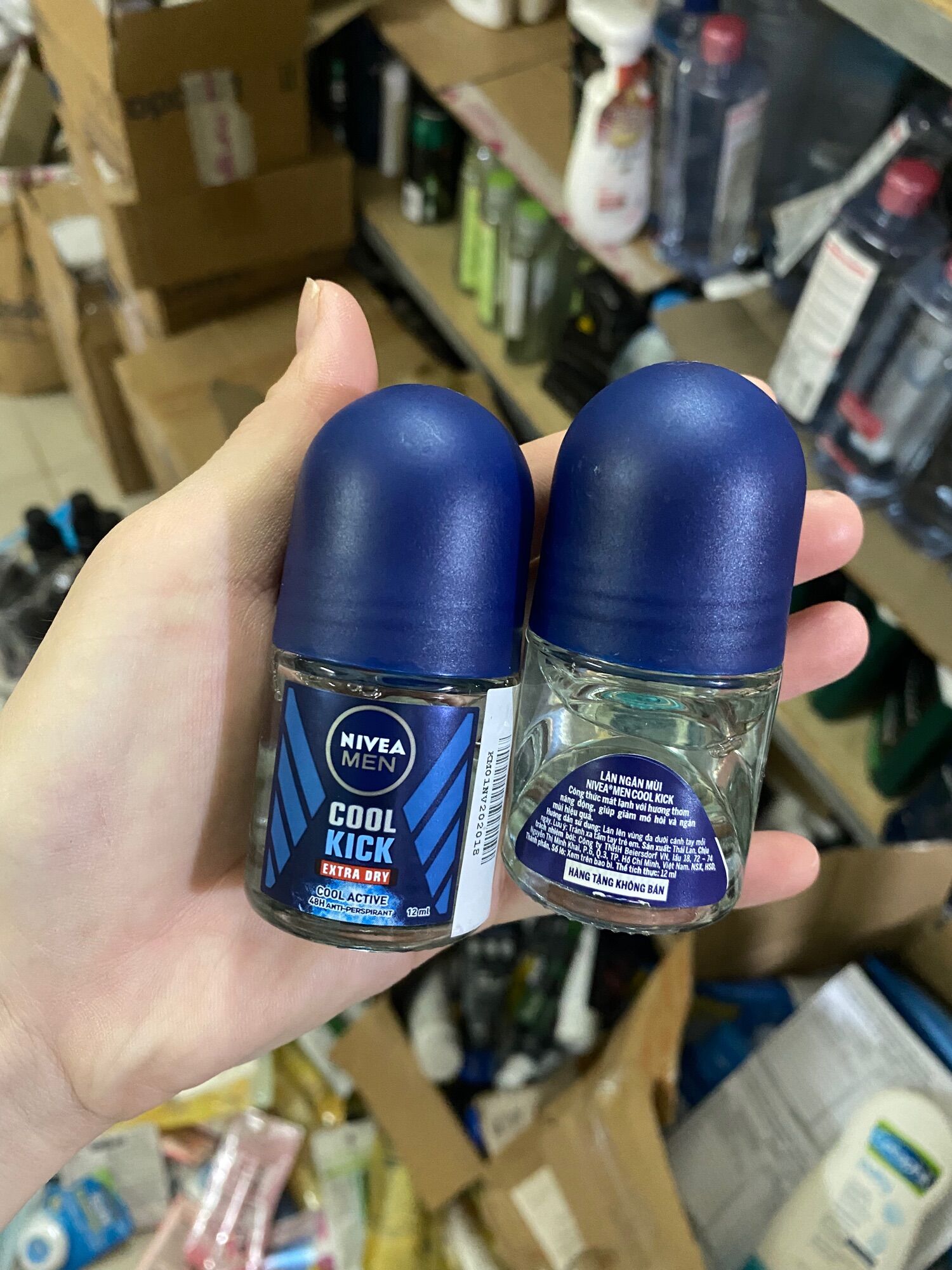 Combo 2 chai Lăn Nivea Men Cool Kick 12ml
