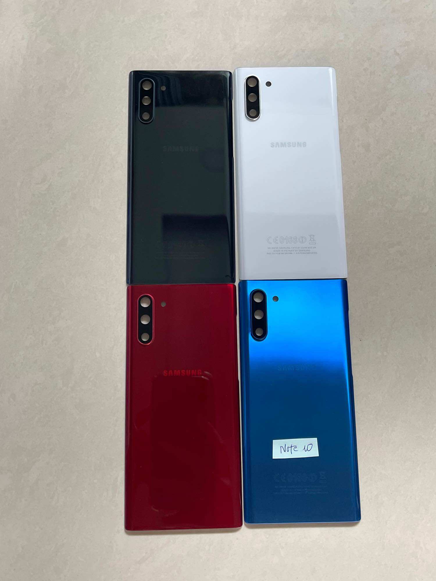 Nắp lưng Samsung Note 10 kèm kính camera