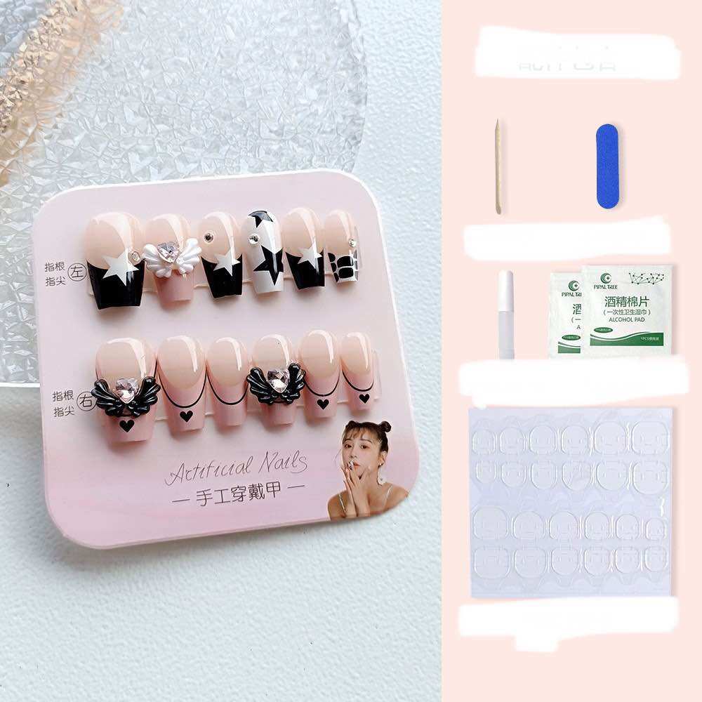 Bộ 24 móng tay đính đá sang trọng