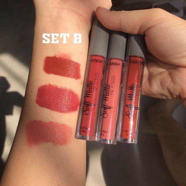 SÉT SON KEM LÌ 3 CÂY SIVANNA SOFT MATTE