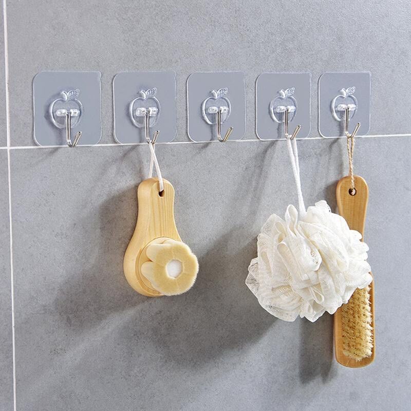 Combo 10 móc dán tường trong suốt chịu lực tốt