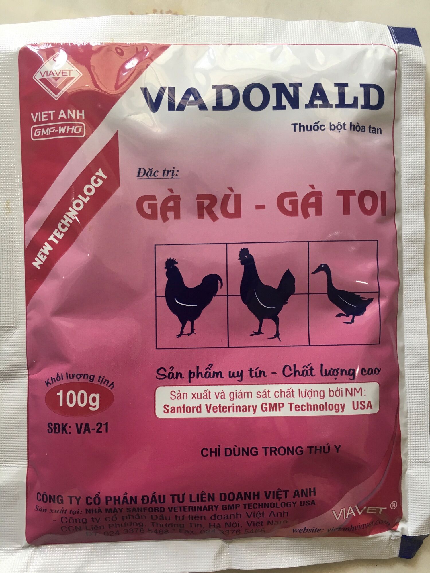 Gà rù-gà toi gói 100gram