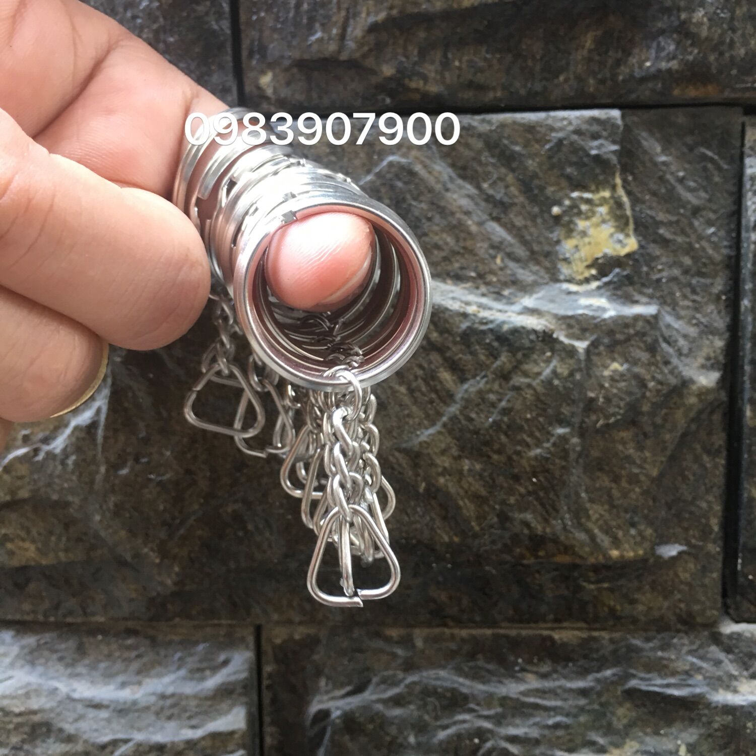 KHOEN MÓC KHOÁ CẠNH XÍCH ( Bịch 100 cái )