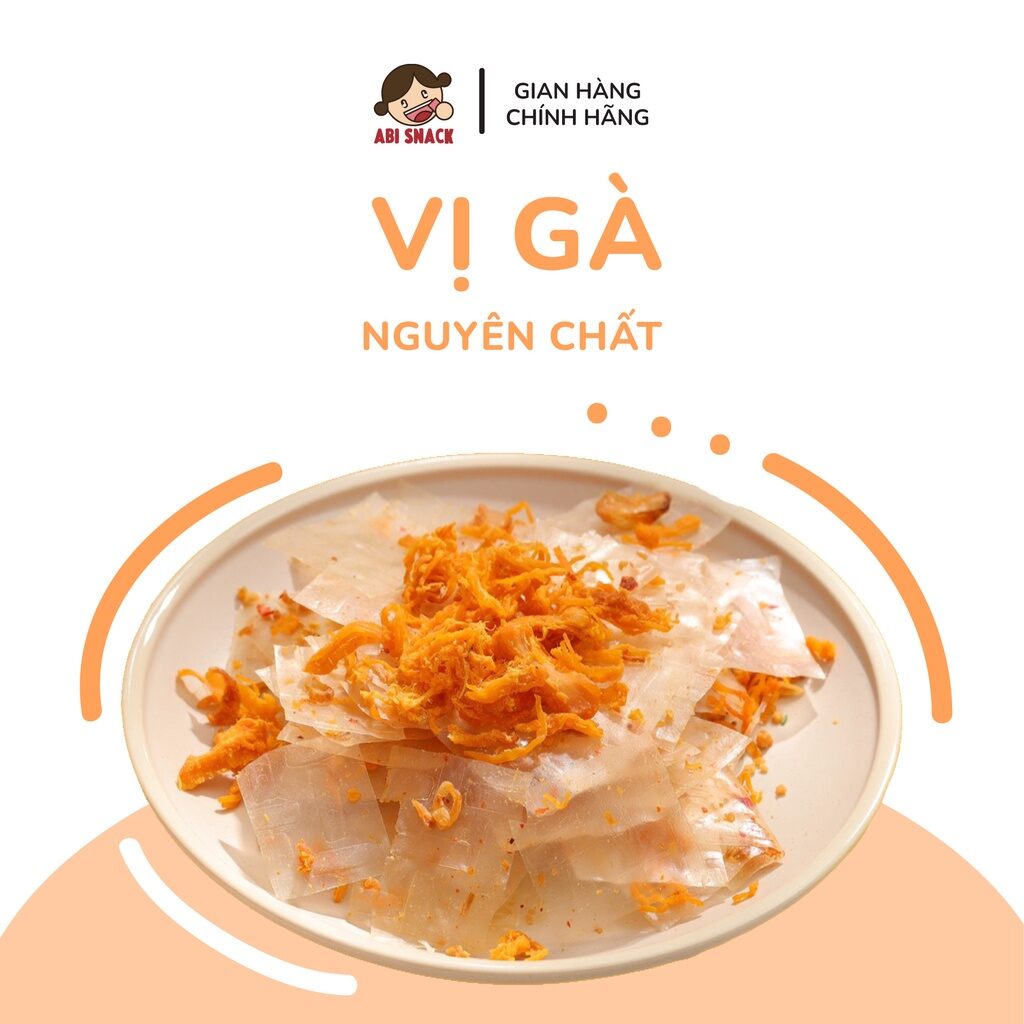 BÁNH TRÁNG GÀ QUAY ABI SNACK