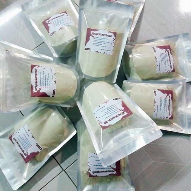 Bột đậu đỏ nguyên chất trắng da gói 500g