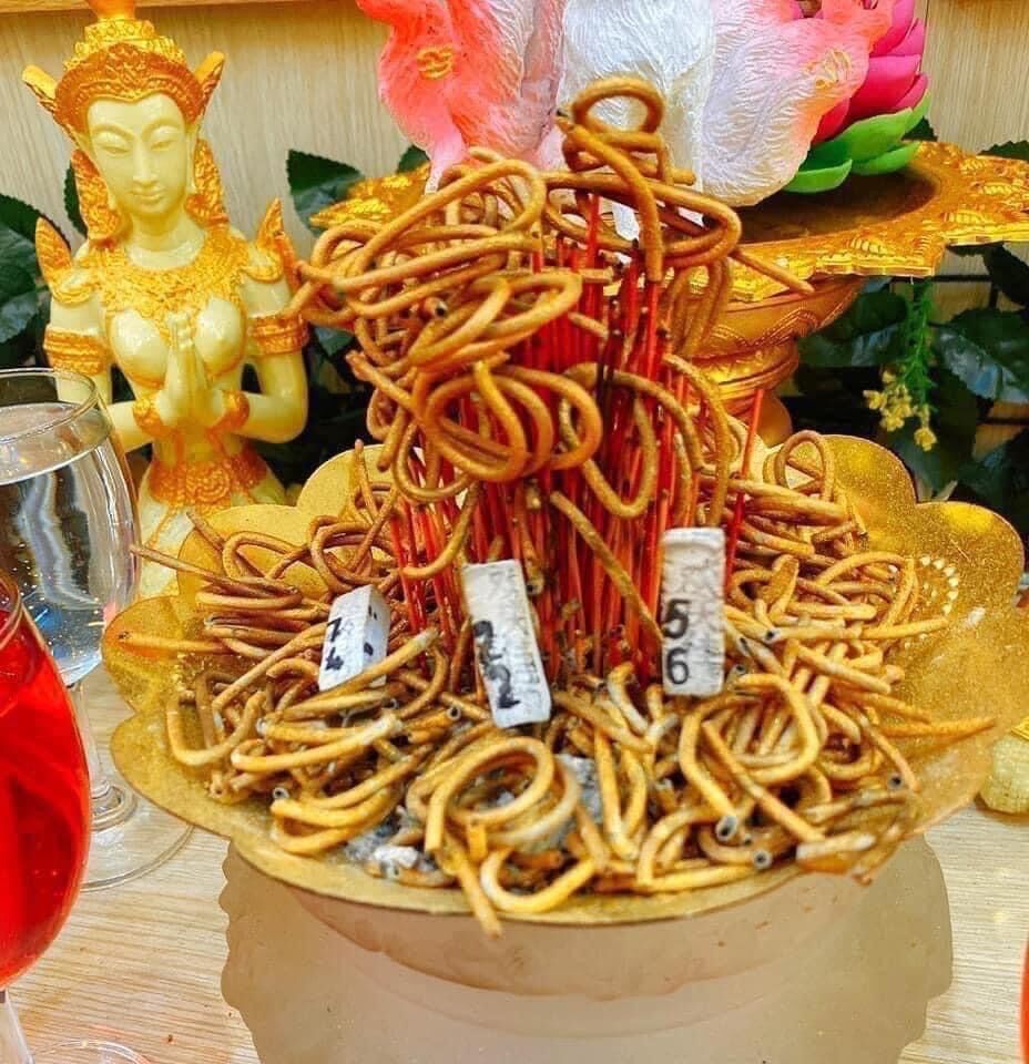 Set 5 bó nhang thần tài 180 cây thái lan