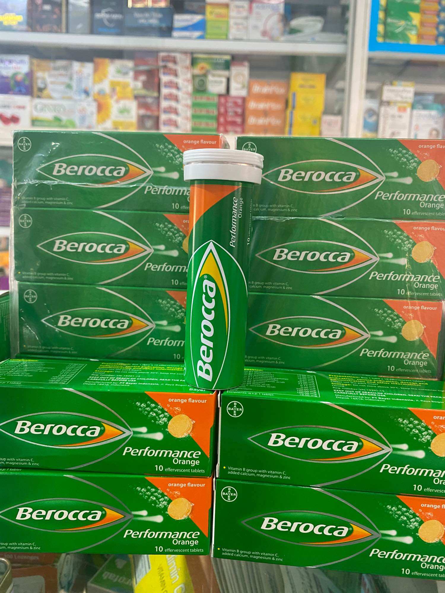 Viên sủi berocca performance hộp 10 viên