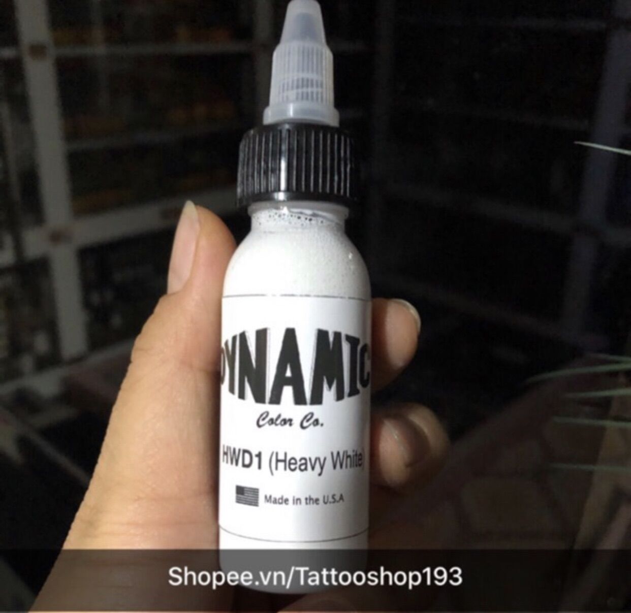 Mực xăm màu trắng Dynamic 30ml