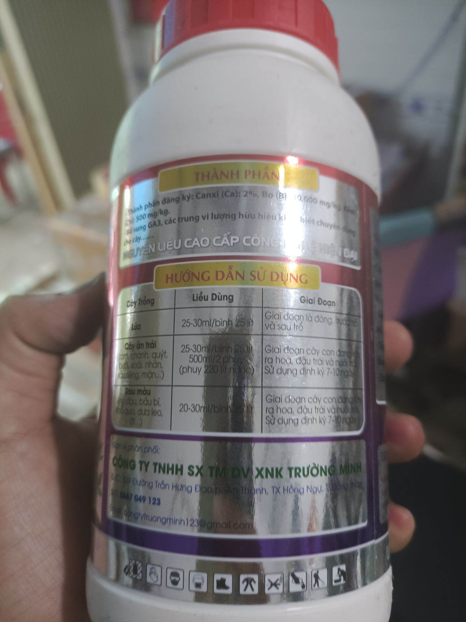 Canxi Bo Kẽm chai 500ml