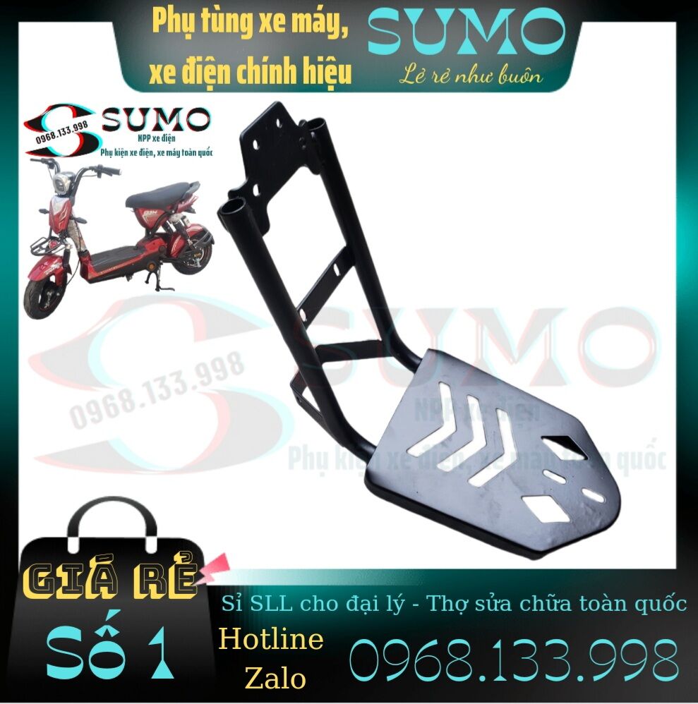 Giá đỡ giỏ, giá bắt giỏ xe điện 133-phụ tùng xe sumo