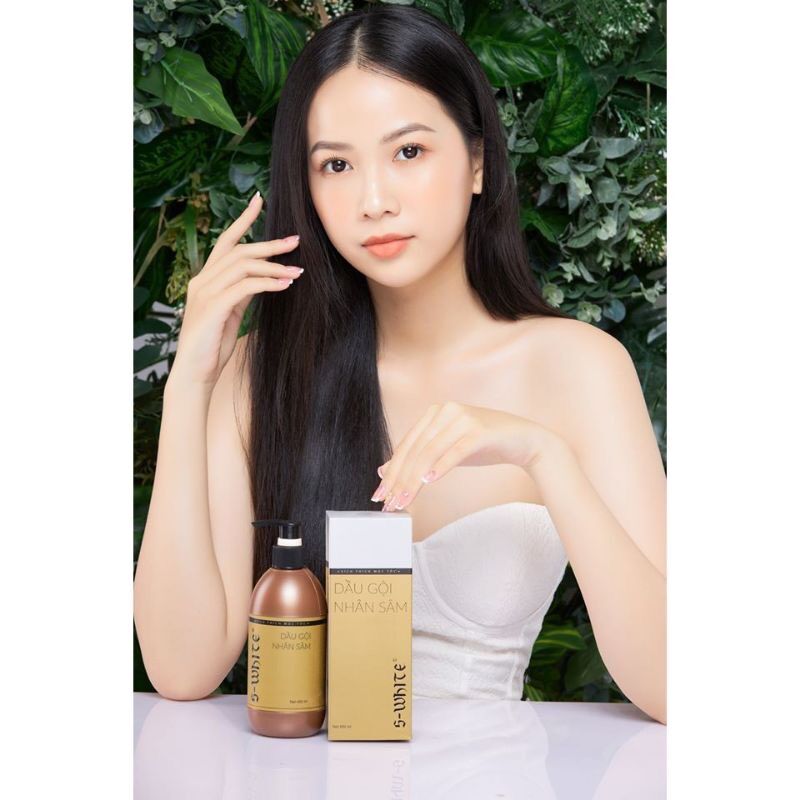 Gội nhân sâm đào swhite Chính Hãng mẫu mới