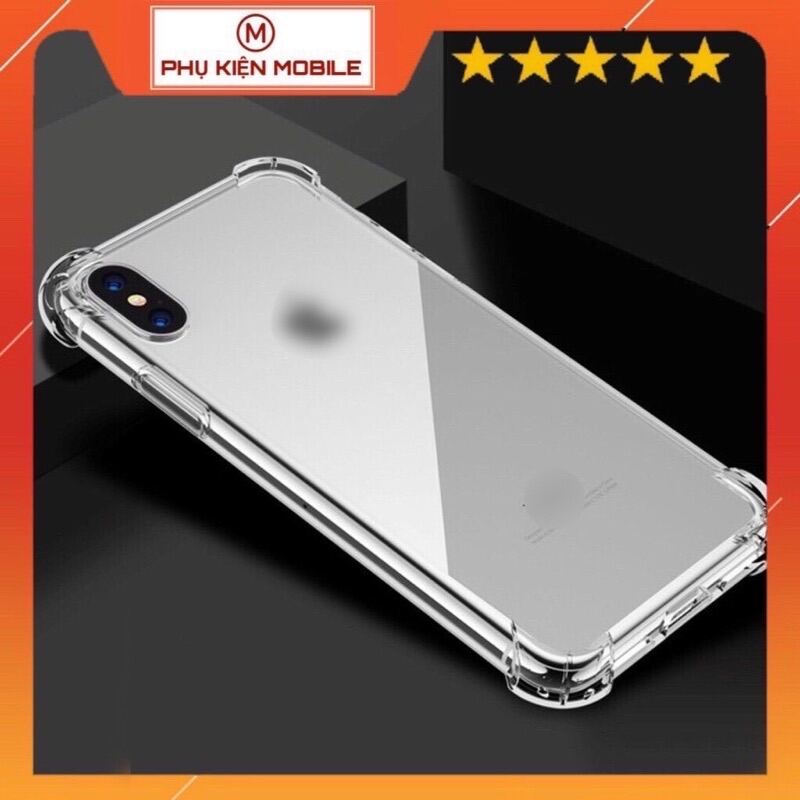 ỐP CHỐNG SỐC TRONG SUỐT SILICON -LOẠI CAO CẤP DÀNH CHO IPHONE - CHỐNG SỐC 4 CẠNH - FULL MÃ 6 ĐẾN 15PROMAX