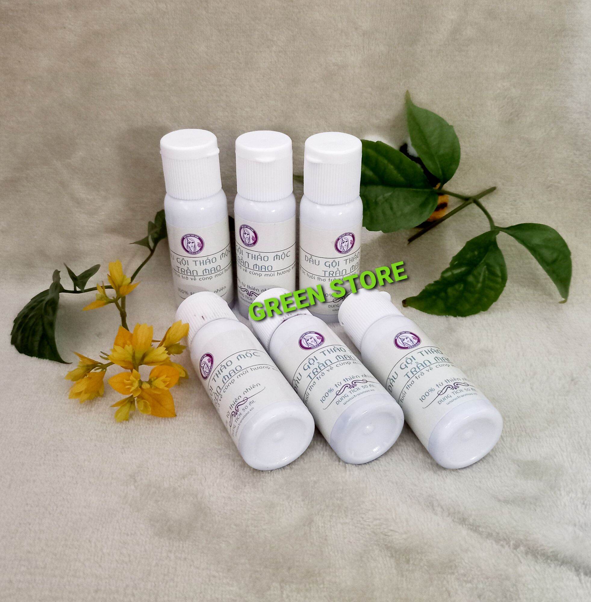 Dầu Gội Thảo Mộc Trần Mao 50ml ( lọ dùng thử)