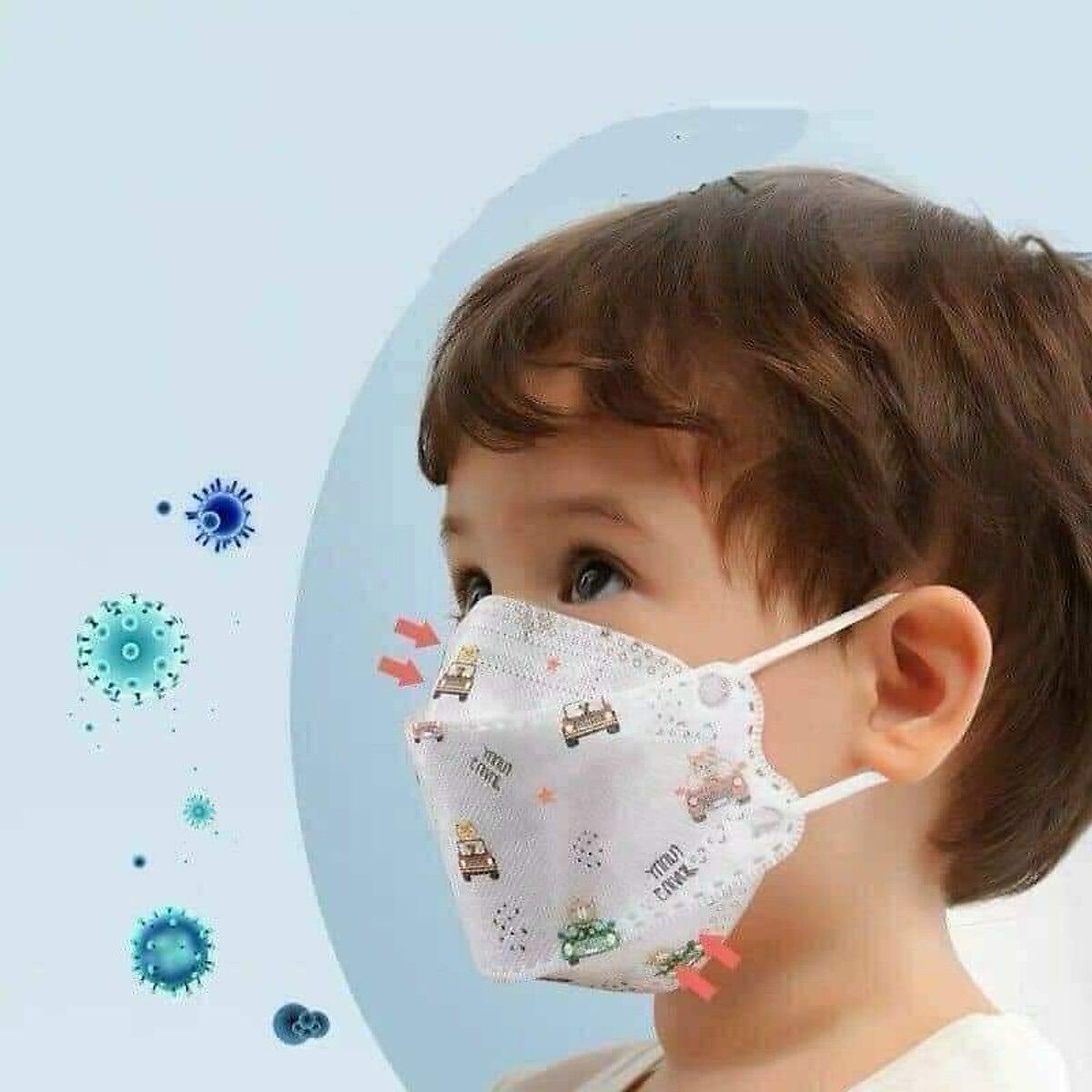 Sỉ 50 khẩu trang kf 94 cho bé