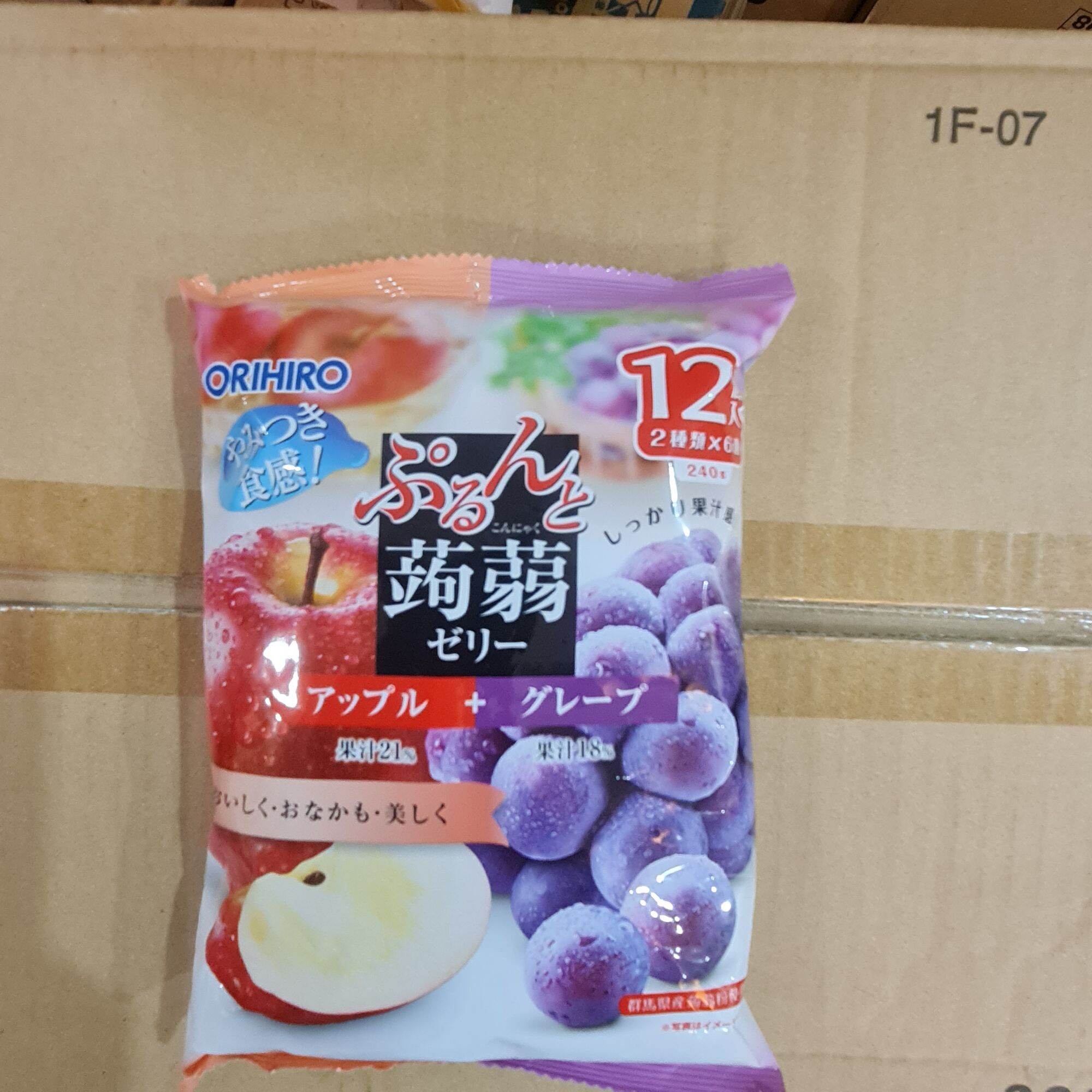 Thạch trái cây Orihiro Nhật mix 2 vị 240gr