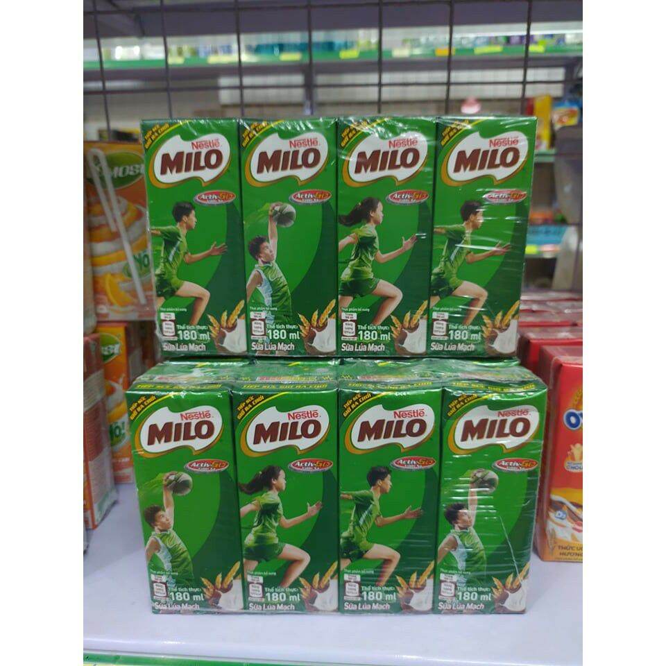 [Flash Sale] Combo 2 Lốc Sữa Milo Hộp 180ml