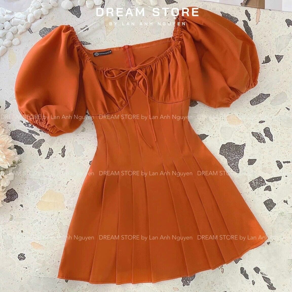 (SHOP BIGSIZE nữ 50kg đến 90kg) ĐẦM TRỄ VAI TAY PHỒNG