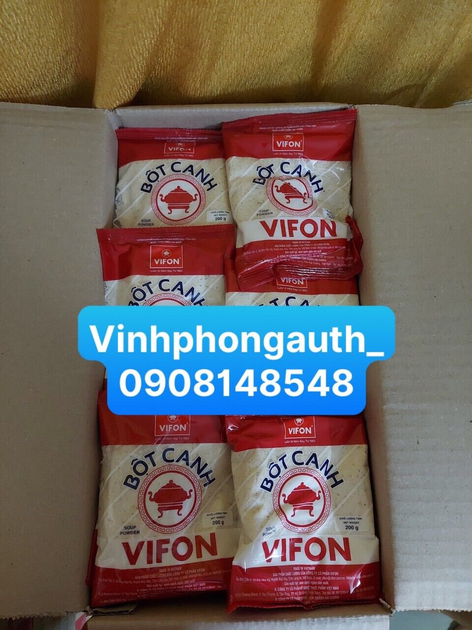 Combo 5 gói Bột canh Vifon 200gr