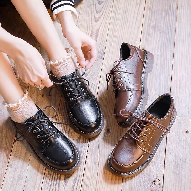 Giày oxford nữ kiểu dáng cổ điển, vintage