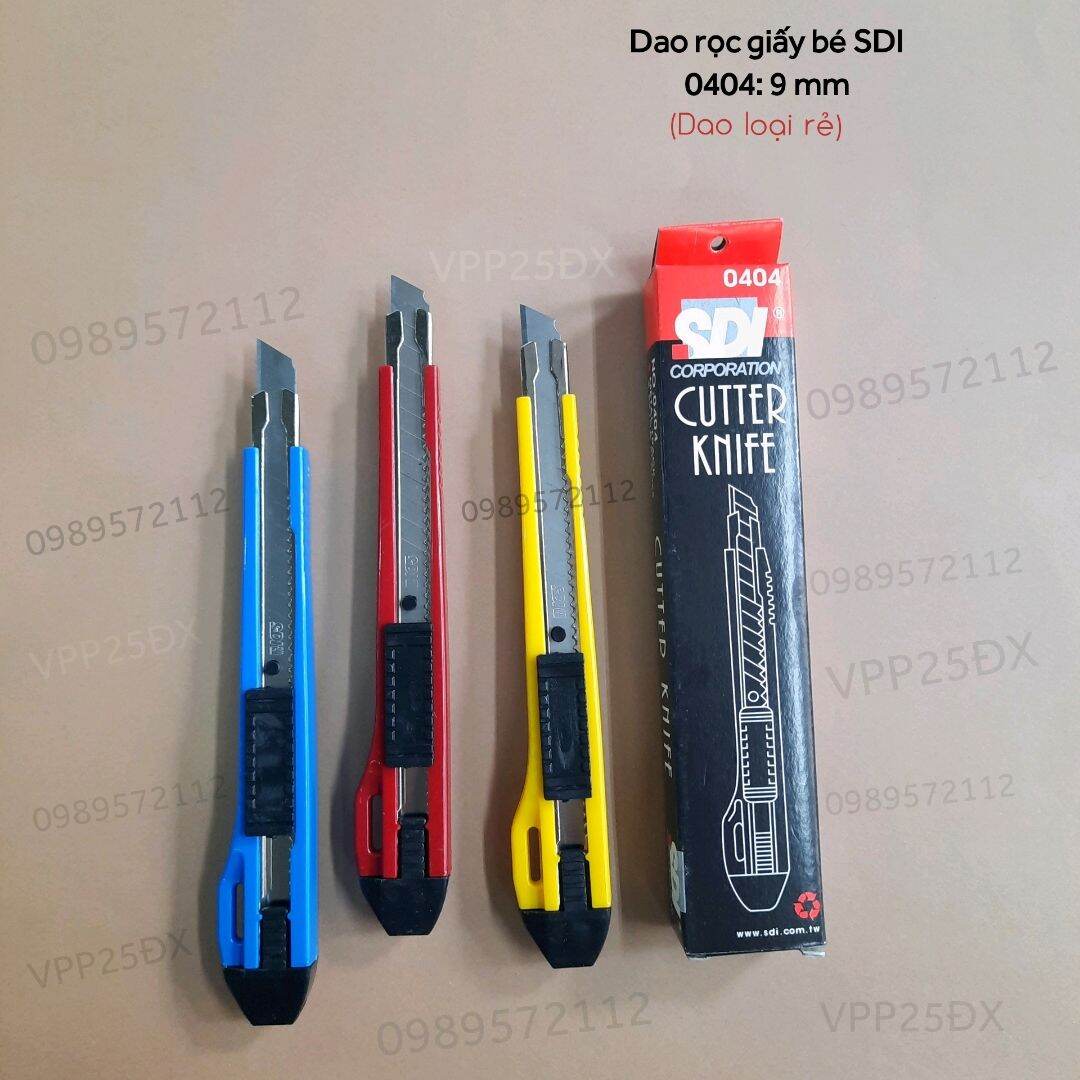 Dao trổ-Dao dọc giấy SDI to,bé kèm lưỡi thay thế. (1 cái)