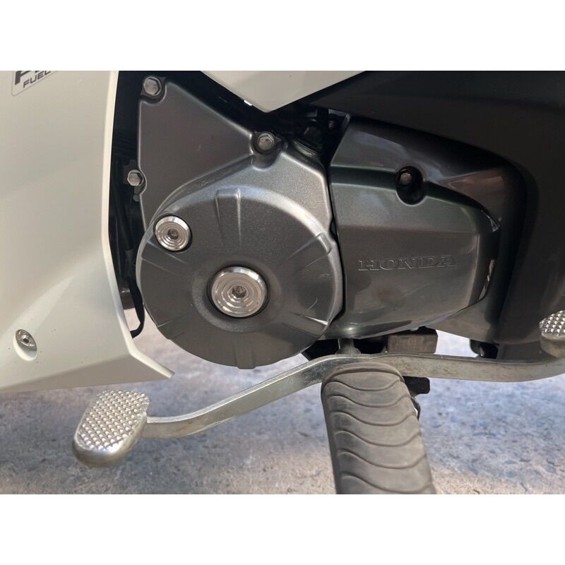 Bộ ốc mâm lửa INOX salaya 4 viền,Honda/Yamaha/Suzuki