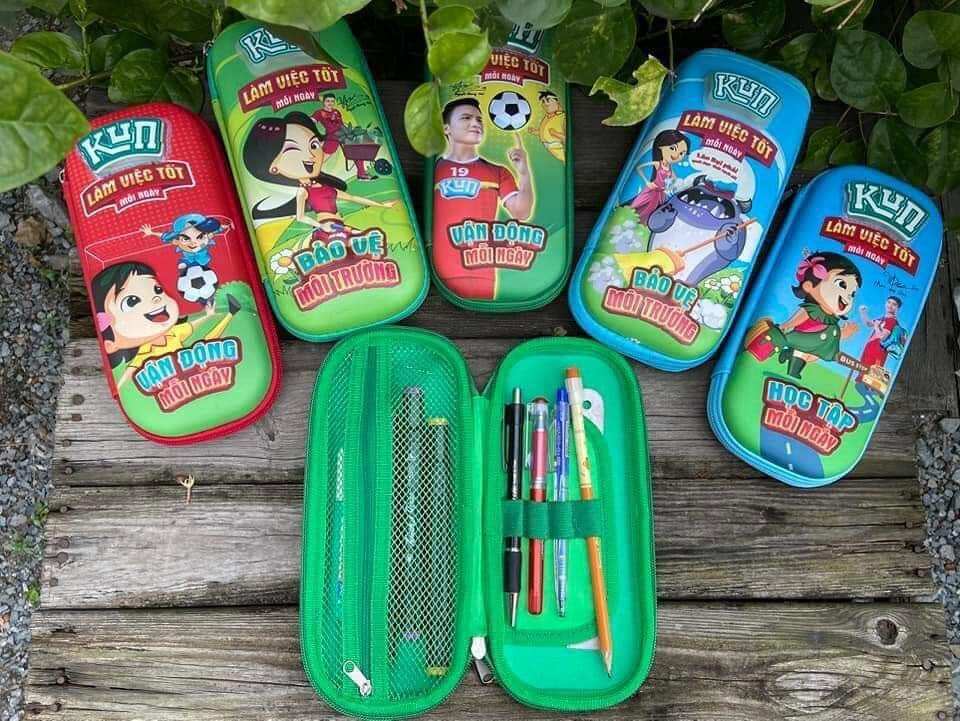 Hộp đựng bút kun phát sáng