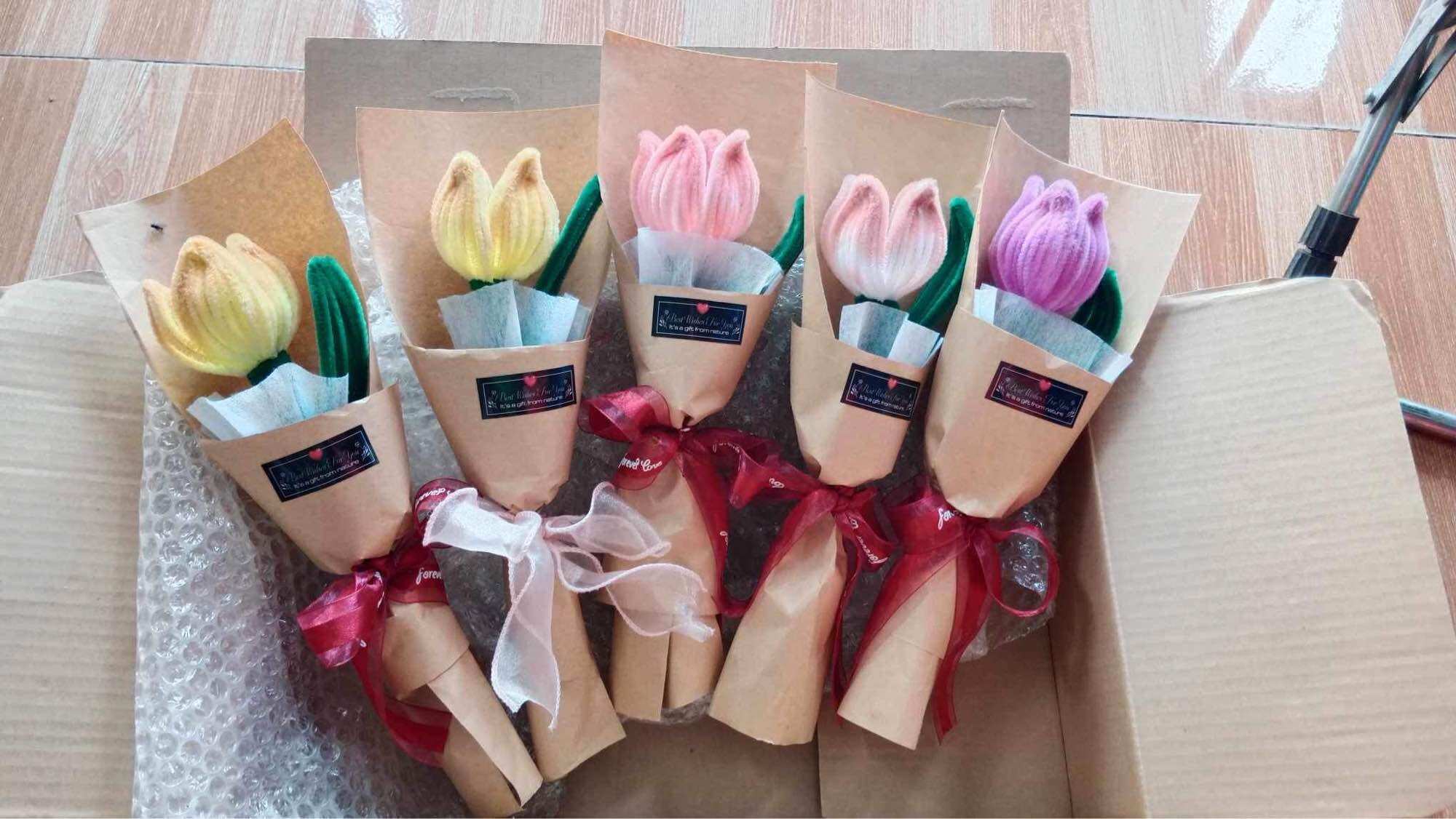 Hoa tulip kẽm Nhung