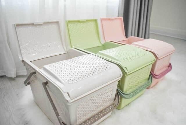 Giỏ Đi Sinh/ Làn Đi Sinh Cho Mẹ Có Nắp