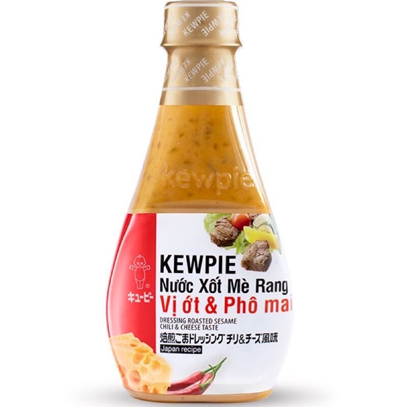 Nước xốt kewpie phô mai/mè rang/tôm/tương mè... 210ml(BC)