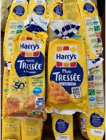   MỚI NHẤT 09 01 2026 Bánh Mì Hoa Cúc Pháp Harrys Brioche ổ Lớn 500 gram 