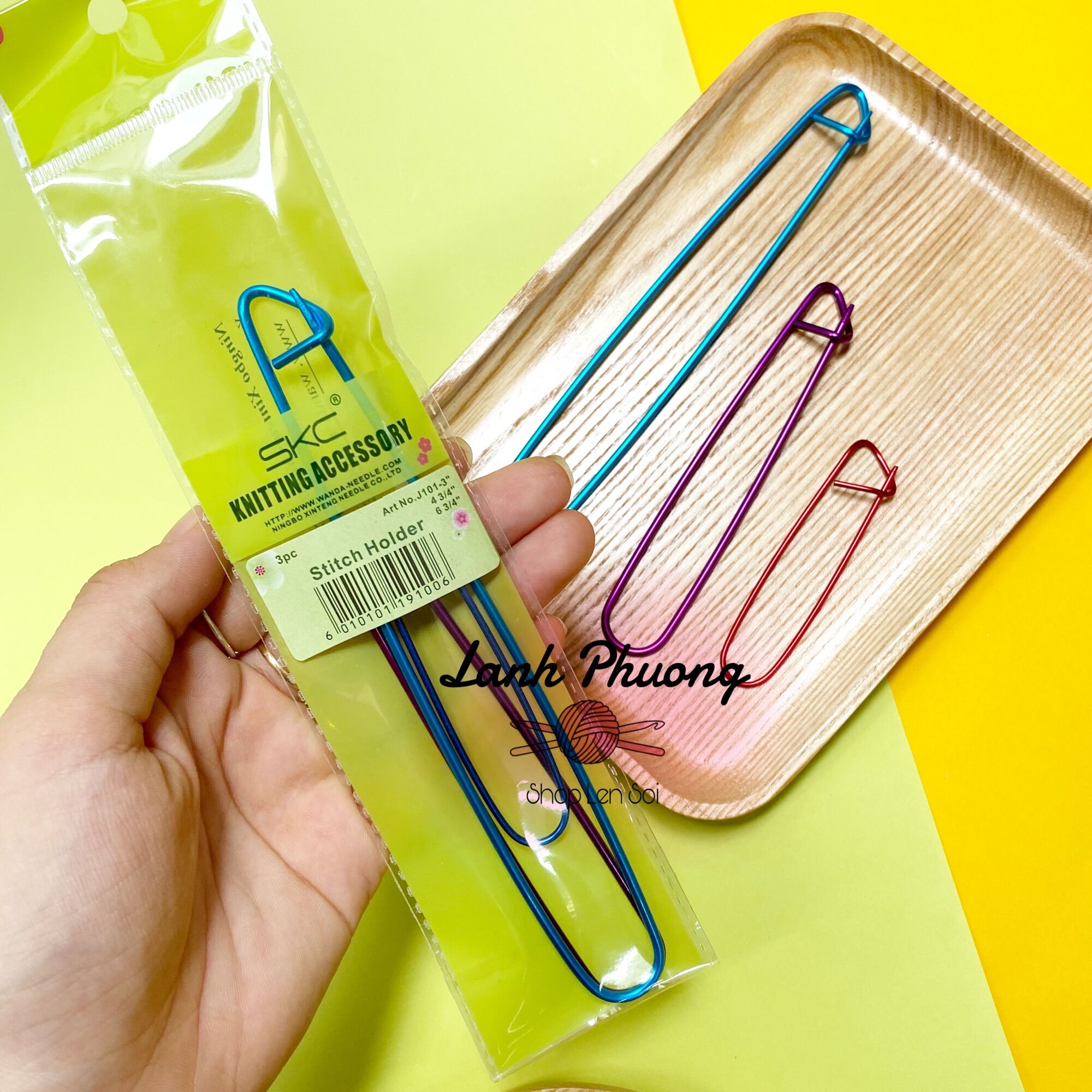 Set ghim chờ đan skc 3 món