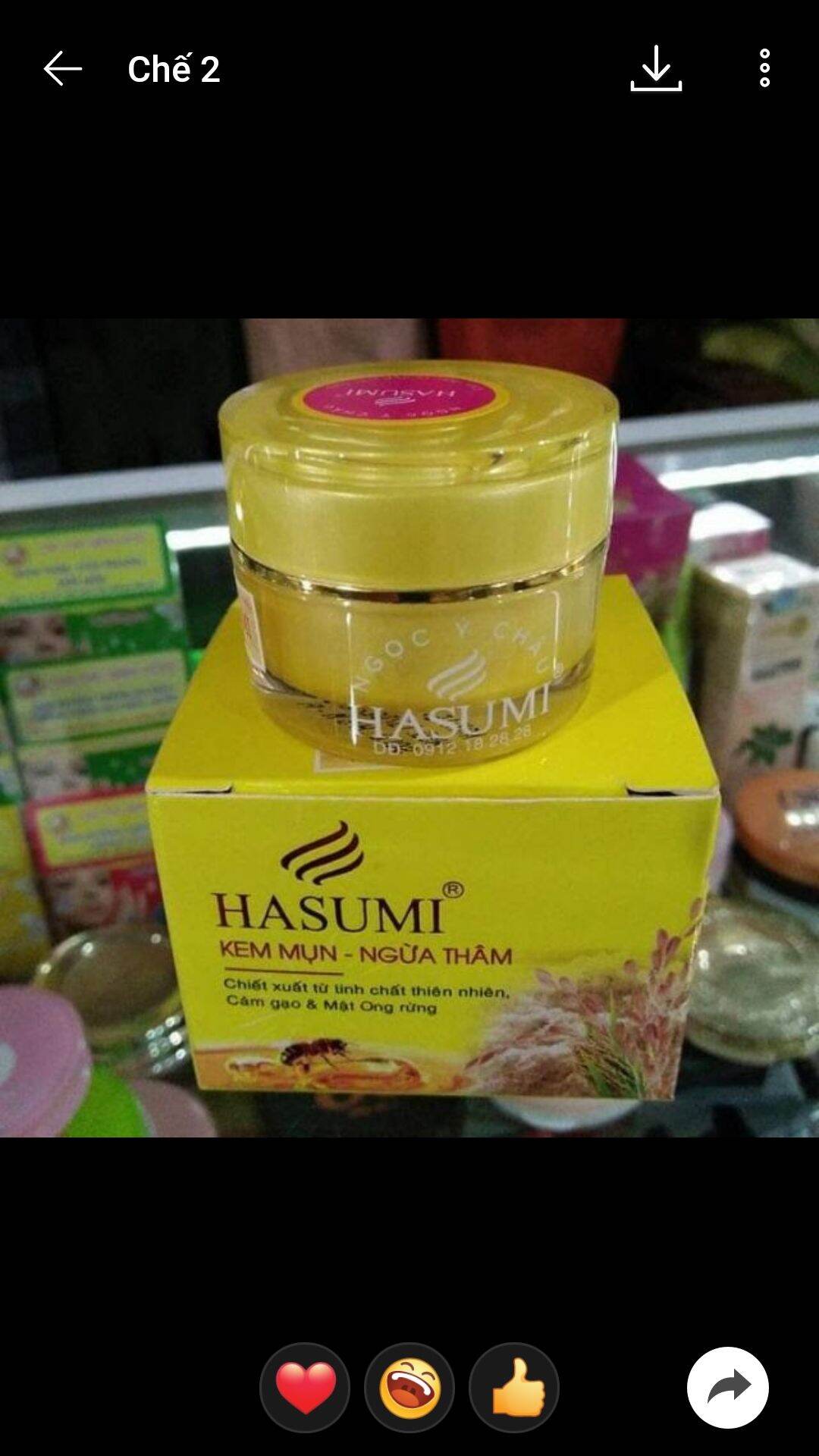 Kem Hasumi mụn thâm 10g
